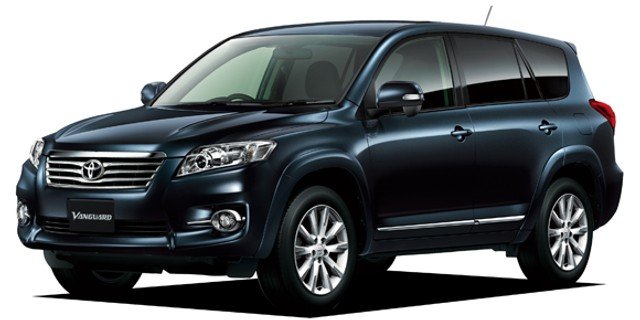 Toyota Vanguard available for hire